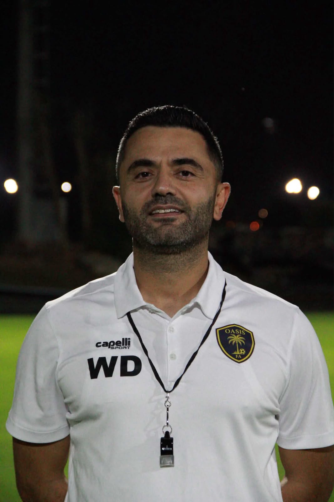 Coach Wadeeh of Oasis Football Academy